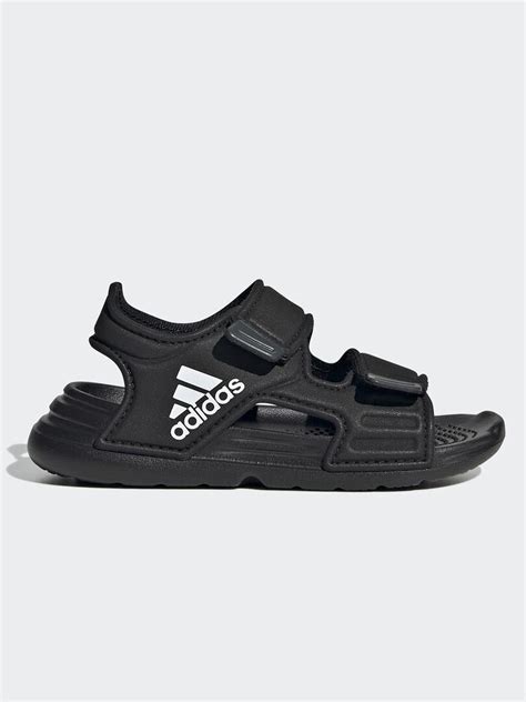 adidas slippers met klittenband|Adidas 3 strips sandalen.